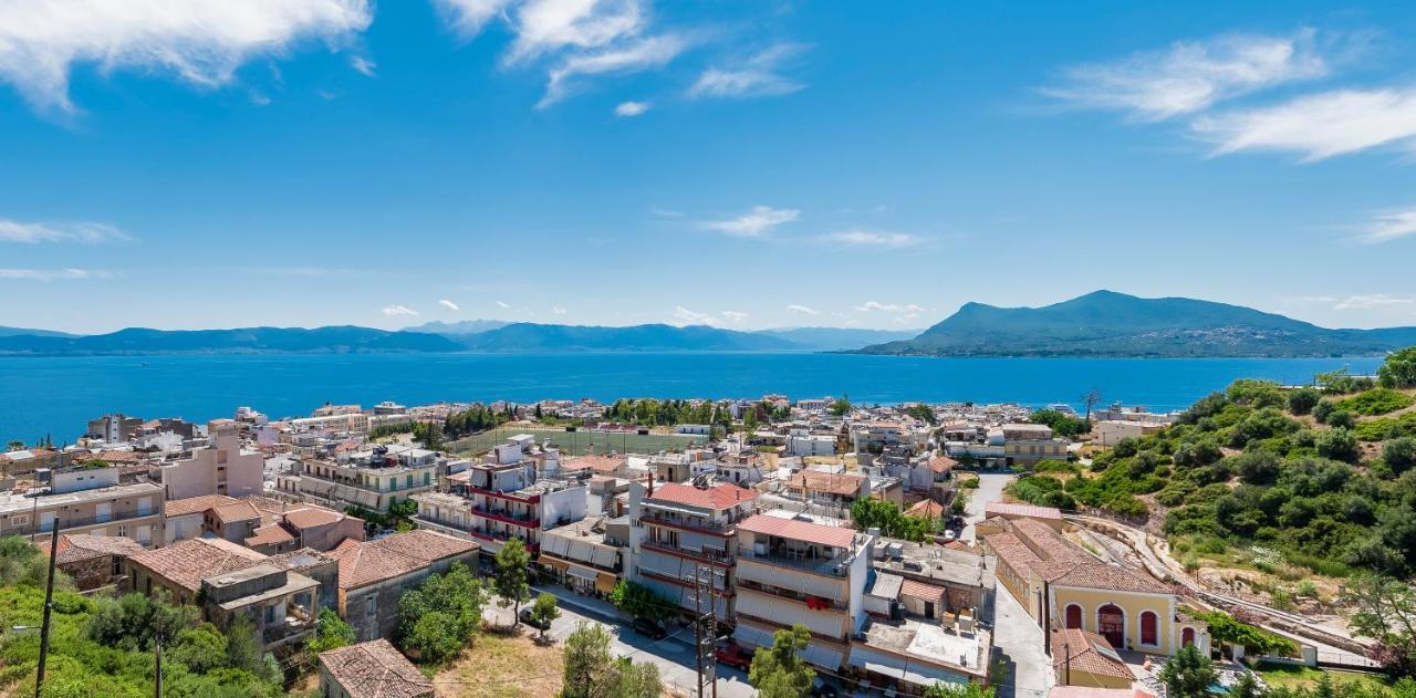 Вилла Panoramic View!Penthouse 120Qm Of Sea & Mountain Лутра-Эдипсу Экстерьер фото