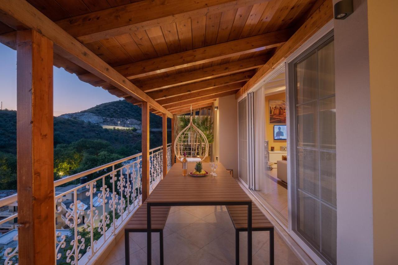 Вилла Panoramic View!Penthouse 120Qm Of Sea & Mountain Лутра-Эдипсу Экстерьер фото